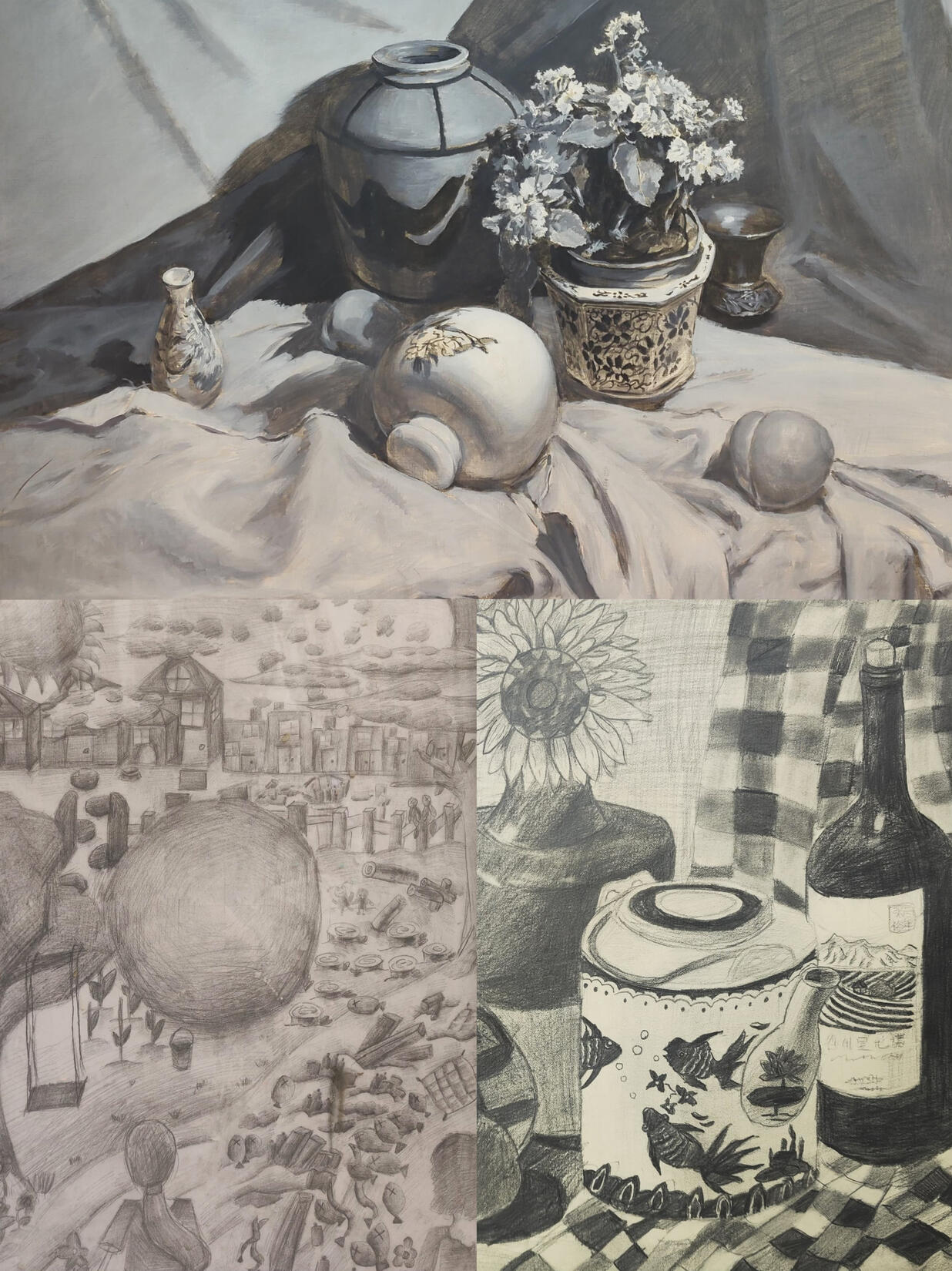 Course 。Sketching &amp; Form Studies