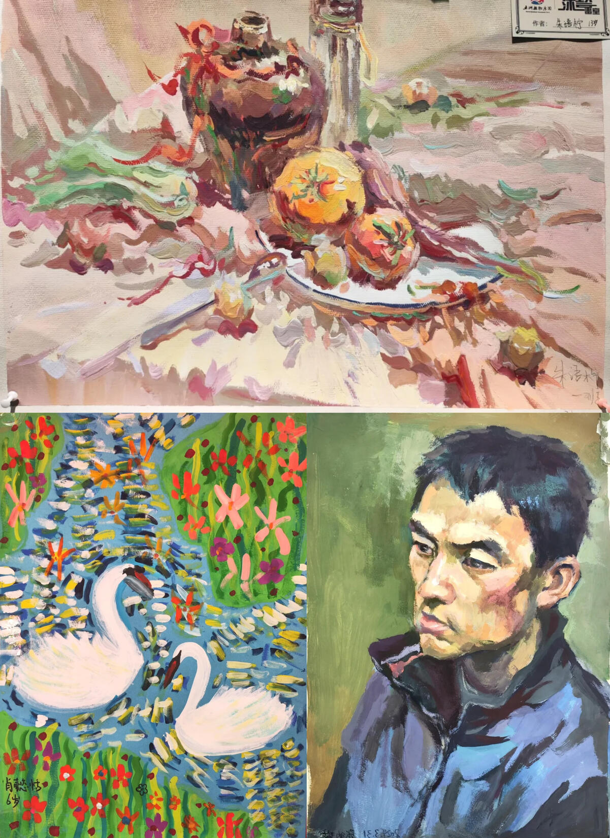 Course 。Gouache & Acrylic Painting